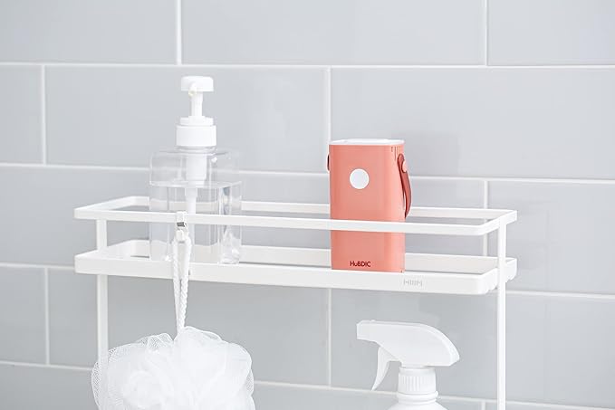 HubiCare Mini Portable Air Purifier - Cordless Air that does not require a HEPA filter & Eliminates Odors - Cars, Pet Litters, & Shoe Closet (Pink)