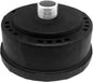 generic 1pcs 25mm/1Inch Air Compressor Noise Reducer Silencer Filter,Plastic Shell Round Muffler Filter, Black
