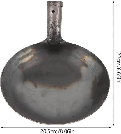 SUPVOX Drain Metal Dung Scoop Edging Shovel Large Spoon for Cleaning Construction Sites