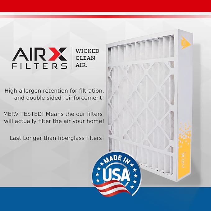AIRX FILTERS WICKED CLEAN AIR. 20x20x5 Air Filter MERV 11 Compatible with ReservePro 4367/4354 Furnace Filter 2 Pack