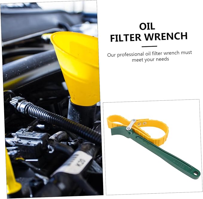 Steel Wrench Tool for Truck Farm Equipment Belt Type Filter Wrench Non-skid Design
