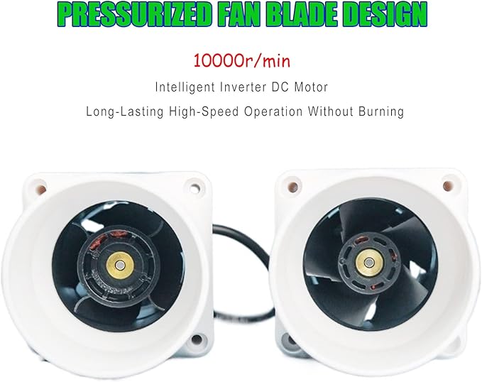 14W 2.3Inches Duct Inline Fan 60mm Mini Intake Fume Extractor Low Noise 57CFM Air Circulation Vent Blower for Fan Filter Grow Tent Ceiling Wall (Color : Adjustable Speed)