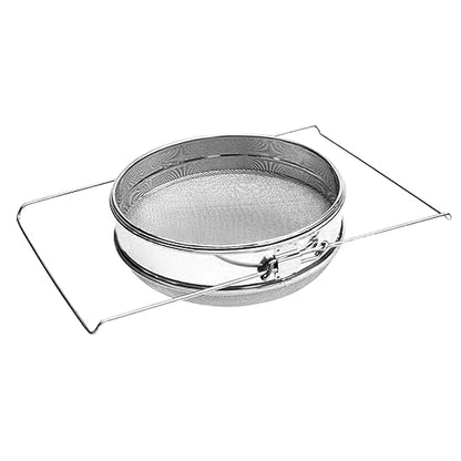 Honey Separator,Stainless Steel Double Sieve,Beekeeping Honey Harvesting Supplies | for Harvesting Processing Apiary Commercial Beekeepers Outdoor