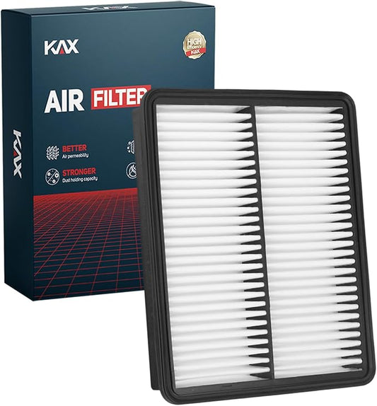 KAX Engine Air Filter, CA10881 Replacement for Hyundai Azera 2012-2017, Santa Fe 2010-2012, Sonata 2011-2014, Sorento 2011-2013, Kia Optima 2013-2015, Air Filter with High Performance