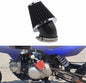 High Performance 48mm Motorcycle Air Filter, Dirt Bike Air Filter Compatible with HONDA YAMAHA SUZUKI ATV SSR TTR Dirt Bike, Inlet ID 48mm-Black