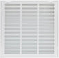 16"W x 16"H [Duct Opening Size] Steel Return Air Filter Grille - Removable Face/Door for 1 inch Filters -HVAC Vent Cover Grill - White [Outer Dimensions: 18 5/8"W X 18 5/8"H]