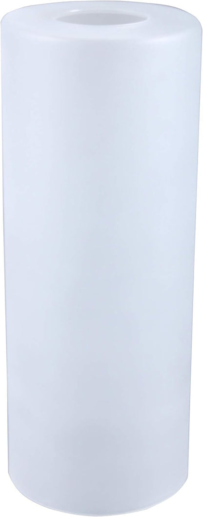 GoLucky Glass Cylinder Shade Accessory - Glass Lamp Fixture Shade Replacement - 1-5/8 Inch Fitter - 3.5"D x 5.5"H