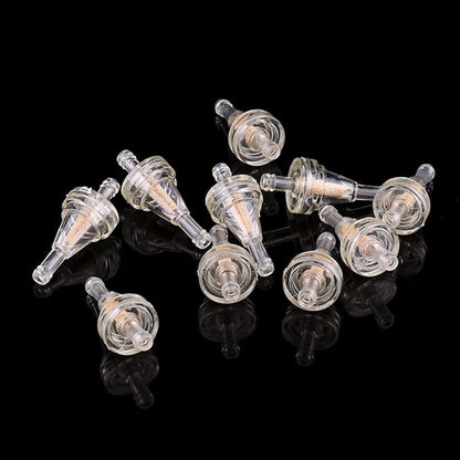 10 Pcs Motorcycle Gas Inline Fuel Filters, Oil Filtering Part Fit For 1/4 Inch Hose, Universal Fuel Filtration System for Lawn Mowers, Tractors, Generators, High Performance Engine
