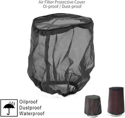Air Filter Wrap Universal Air Filter Protective Cover Dustproof for High Flow Air Intake Filters