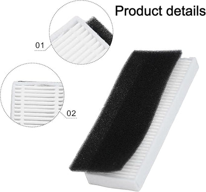 for Laresar Evol 3 Robot Vacuum Cleaner Washable Filter Reusable Dustproof Air Filter(10 PACK)