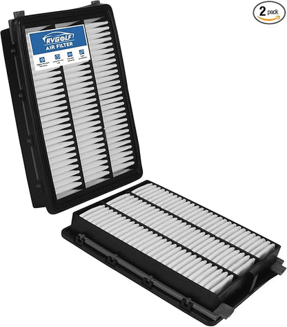 2PCS Engine Air Filter Fit for Hyundai Tucson 2016-2021, Kia Sportage 2017-2022 Air Filter Replacement Engine Filter Automotive Accessories# CA12065