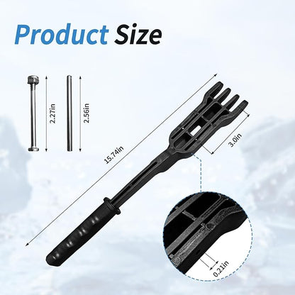 Bump Handle Assembly for Hayward EC40, EC40AC, EC50A, EC50AC, EC65, EC65A, EC75 and EC75A, Pool Filter Bump Handle Compatible with Hayward ECX1040 DE Perflex Filter
