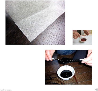 Yoshino Japanese Filter Paper for Urushi Lacquer from Japan 100-sheets