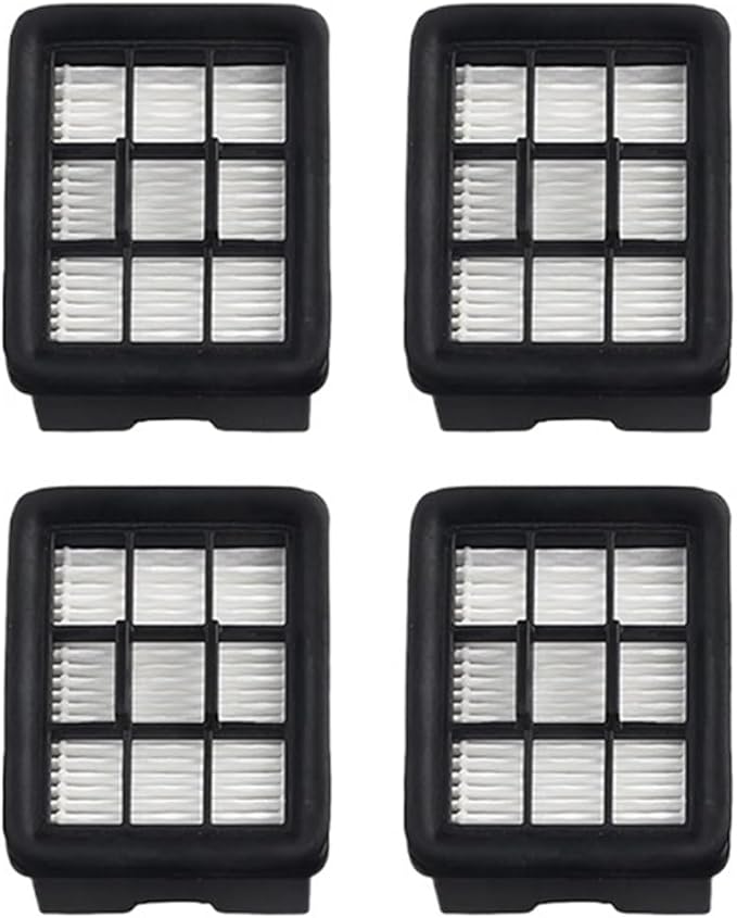 wet dry vacuum cleaner, Compatible For Redkey W12 Floor Scrubber Vacuum Replacement Spare Parts Accessorie HEPA Filter,for home and floor(4pcs)