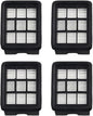 wet dry vacuum cleaner, Compatible For Redkey W12 Floor Scrubber Vacuum Replacement Spare Parts Accessorie HEPA Filter,for home and floor(4pcs)