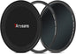 7artisans Nano Magnetic Filter UV Filter ND Light Reduction Filter/CPL Polarization Filter/GND Gradient Filter/Black Mist 1/4 Portrait Photography Filter Suitable for Lens(72mm ND1000)