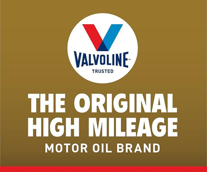 Valvoline Extended Protection High Mileage with Ultra MaxLife Technology 0W-20 Full Synthetic Motor Oil 5 QT (Pack of 2)
