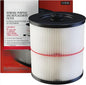 17816/9-17816 Red-Stripe Cartridge Filter Replacement – Compatible with Craftsman 5–32 Gallon Wet/Dry Shop Vac – Washable Pleated Vacuum Filter, 1 Pack