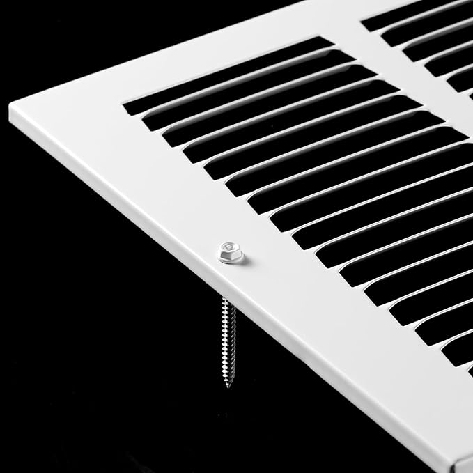 14x8 Vent Cover(Duct Opening Size),Air Return Vent Cover,Flat Vent Cover,Rejillas De Aire Acondicionado para Casa,Return Air Grilles,Outer Dimensions:15.75"Wx9.75"H(14"W x 8"H, Duct Opening)