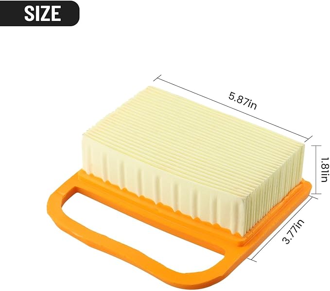 5-Pack Air Filter Sets for TS410, TS420, TS480i & TS500i Concrete Cut-Off Saws