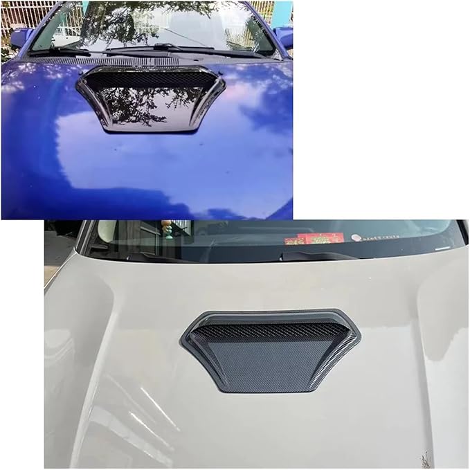 Compatible For BMW E60 E36 F10 F30 Compatible For Golf 5 6 7 Mk7 Compatible For Fiat 500 Universal Car Front Hood Air Flow Ve(Black)
