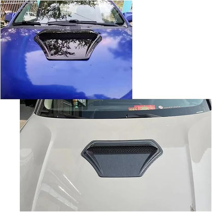 Compatible For BMW E60 E36 F10 F30 Compatible For Golf 5 6 7 Mk7 Compatible For Fiat 500 Universal Car Front Hood Air Flow Ve(Black)