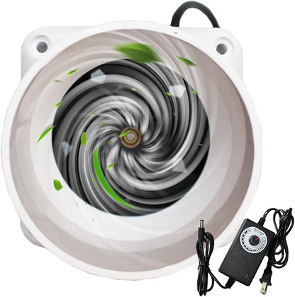 12V Inline Duct Fan 3 Inch Vent Booster 14W HVAC Exhaust Intake Fans 58Cfm Air Ventilation Blower for Grow Tent Attic Greenhouse Basement (Color : Adjustable Speed, Size : 14w)