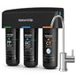 Waterdrop TSB 8 Layer Under Sink Water Filter, Reduces PFAS, PFOA/PFOS, Fluoride, Chlorine, Bad Taste & Odor, with Dedicated Faucet, NSF/ANSI 42 Certified Element, Under Sink Water Filtration System