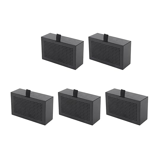 5Pcs 3D Printer Activated Carbon Air Filter Purifiers, P1P P1S X1 P1 Replacement, VOC Filtration and Odor Elimination for ABS PC PA Printing, Enhanced Indoor Air