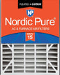 Nordic Pure 20x25x5 (Actual Size: 19 3/4 x 24 1/4 x 4 7/8) Air Bear Air Filter Replacement MERV 15 Plus Carbon 1 Pack