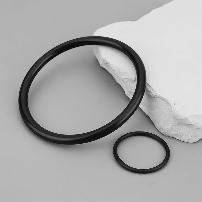 4X Black Oil Filter Seals 70x60x5mm 28x24x2mm Compatible with MOCAL M01 TOP01 Remote
