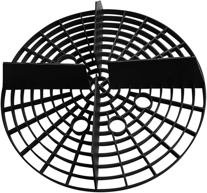 Car Wash Bucket Insert, 2PCS 10" Diameter Dustproof Dirt Grit Trap Vehicle Wash Filter, Remove Debris Automotive Detailing Cleaning Washing Kit, Universal for SUV RV Truck (Black)
