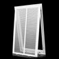 14x20 Return Air Grille [Duct Opening Size],Return Air Vent Cover for Wall Or Ceiling,Steel Return Air Filter Grilles Removable Face/Door for 1 Inch Filters (14"W x 20"H [Duct Opening])