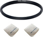 72mm Lens to 67mm Camera Lens Adapter 72mm to 67mm Step Down Ring Adapter Ring for All Brands of UV ND CPL, with Premium Lens Wiping Cloth 2 Pack (72mm-67mm)