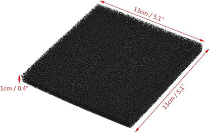 10pcs Activated Carbon Filter 13cm x 13cm Efficient Fume Extractor for Soldering Smoke Absorber Filter Sponge by Yosoo