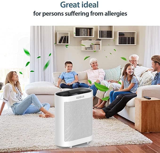 AZEUS 2-Pack Large Room Air Purifier for Home | Efficient Air Circulation | Quiet Operation | Sleek Design | Ideal for Living Room, Bedroom & Office