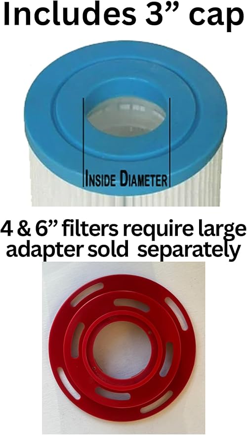 Filter Cleaning Stand Cleaner for 3, 4 or 6 Inch Swimming Pool cartridges, Tornado Spinner Action Maintenance Pump Equipment Above in ground Solar Cover Salt Systems or Chlorine
