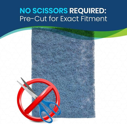 Natural Fiber Hog Hair Furnace Door Filter for Mobile, Manufactured and Modular Homes (16 x 26)