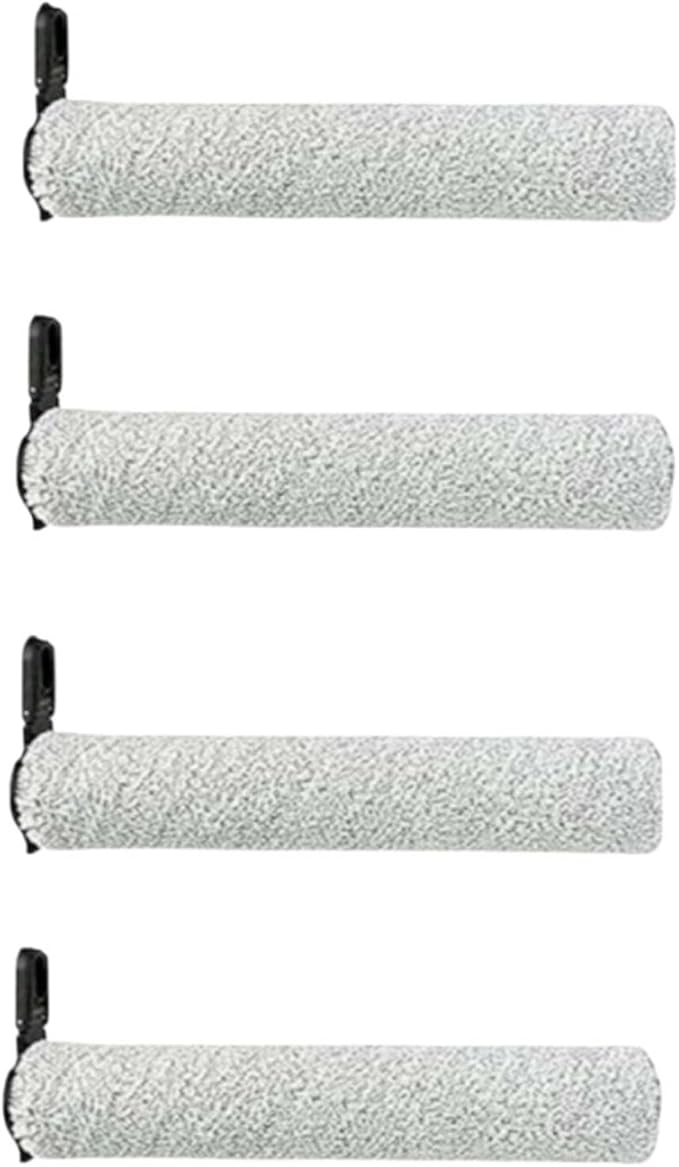 Vacuum Cleaner Accessory Steam Floor Cleaner Roller Brush Includes 4 Pieces, Compatible For Tineco Floor ONE S7.