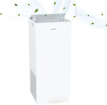 Daikin MCKB70YSAU Room Air Purifier for Home, HEPA, Activated Carbon, Pre-Filter and UVC LED Light, Zero Ozone Product, CARB Certified, 12.5 x 12.5 x 30 in
