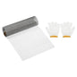 PATIKIL 40"L x 16"W Woven Wire Mesh, 40 Mesh 304 Stainless Steel Air Vent Filter Screen with Gloves for Window Security Vent Cover Filtration Animals Fence