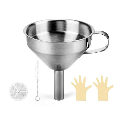 ELEGOO 3D Stainless Steel Funnel, Resin Metal Funnel Filter Cup for MSLA/DLP/LCD Resin 3D Printer