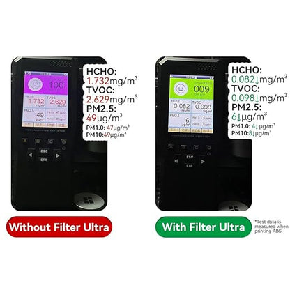 Air Filter for Bambu Lab H2D/H2S/H2C 3D Printers Filament Absorption Filter Activated Carbon Lab H2D Air Purifier Filter