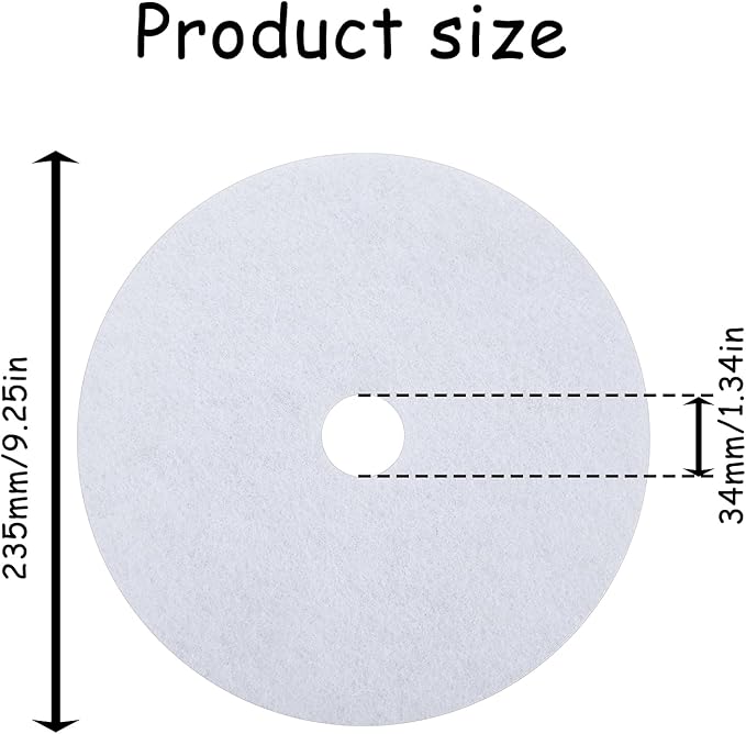 10 PCS Universal Cloth Dryer Exhaust Filter, High-Efficiency Lint Traps Air Intake Paper Filters Portable Dryers Replacement Parts Universal Cotton and Paper Filter Discs for Dryer