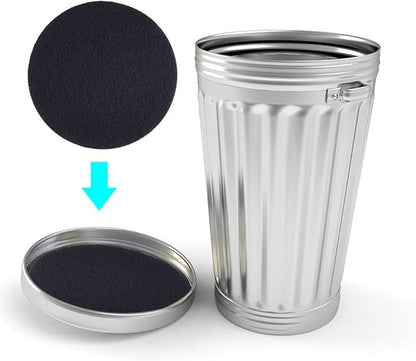 KUUQA 8 Pieces Compost Bin Filters for Kitchen Compost Pail Replacement Charcoal Filters, 7.25 inches Round