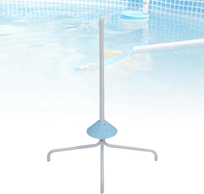 Stainless Steel Pool Filter Cleaner Tool,Rotary Cartridge Cleaning System for Swimming Pools Heavy Duty Filter Maintenance Stand with Adjustable Base