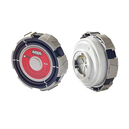 MSA 10146939 Advantage Respirator Particle Filter - P100 with Splash Guard, Quantity: 2 per Pack, Air-Purifying Respirator Pad, Cartridges Accessory, Air-Purifying Respiratory Protection Attachment