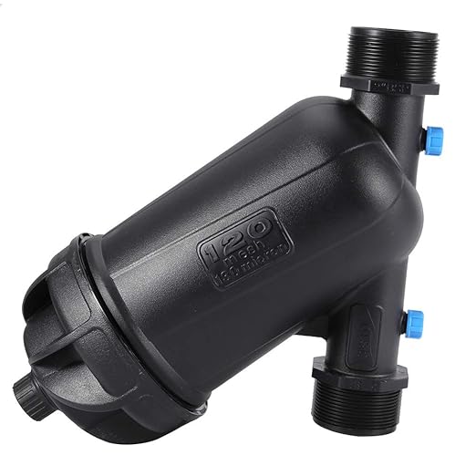 Gardening Filter Irrigation Filter Y Type Mesh Drip Irrigation Filtration Equipment for Greenhouse Agricultural Farm Garden Plastic MNPT 2in DN50 120mesh (Medium)
