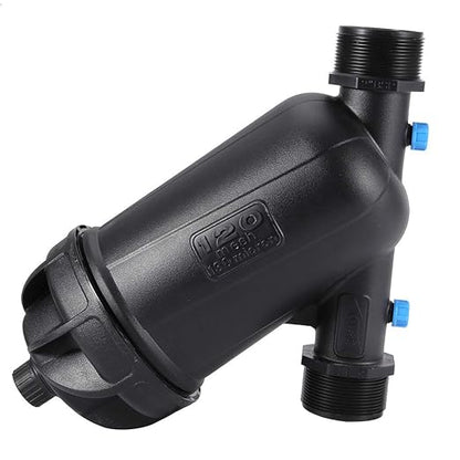 Gardening Filter Irrigation Filter Y Type Mesh Drip Irrigation Filtration Equipment for Greenhouse Agricultural Farm Garden Plastic MNPT 2in DN50 120mesh (Medium)