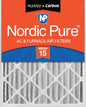 Nordic Pure 18x24x4 (Actual Size: 17 1/2 x 23 3/8 x 3 5/8) Pleated Air Filters MERV 15 Plus Carbon 1 Pack